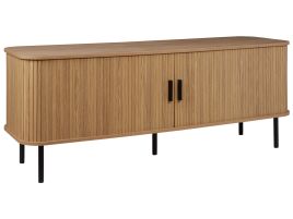 TV Stand Light Wood BRADLEY
