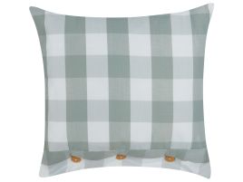 Cushion Checked 45x45cm Mint Green