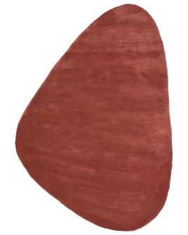 Viscose Area Rug 160x230cm Dark Red