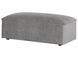 Fabric Ottoman Grey HELLNAR