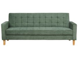 Fabric Sofa Bed Green VEHKOO