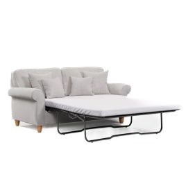 COASTAL Fabric 2 Seater Sofa Bed - Pearl