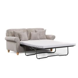 COASTAL Fabric 2 Seater Sofa Bed - Beige
