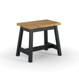 Kyla Live Edge Single Dining Bench Set 2 - Pine