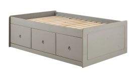 Corona Single Cabin Bed, - Grey Wax 