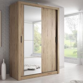 Artimas VI - 2 Sliding Door Wardrobe 120cm - Oak Shetland