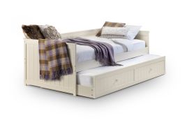 Jessica Single Stone White Daybed & Trundle