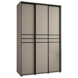 NELSON 3 Door Sliding Wardrobe Beige - 150cm