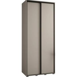 NELSON 2 Door Sliding Wardrobe Beige - 100cm