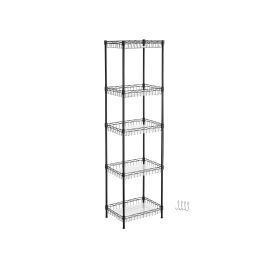 5-Tier Adjustable Metal Shelving Unit