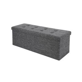 Folding Storage Ottoman