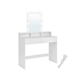 Dressing Table - BUKHARA Dresser White 100cm