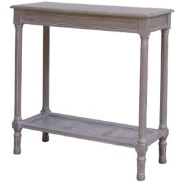 Serene Rattan Console Table