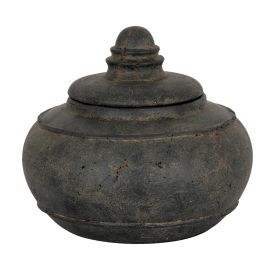 TWILIGHT Dusk Large Pot With Lid - Black