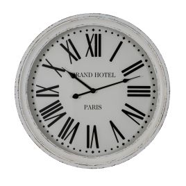 ETOILE Hotel Paris White Clock With Glass - White