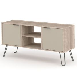Augusta Driftwood 2 Door Flat Screen TV Unit