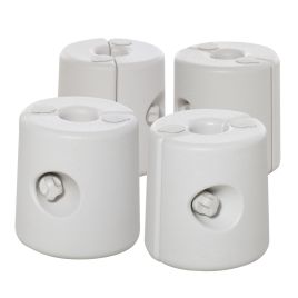 Tent Weight Base, 4pcs Plastic Anchor Weights-White