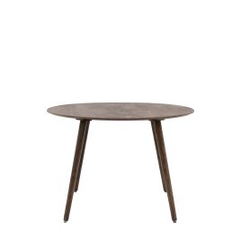 BANBURY Round Dining Table - Dark Oak