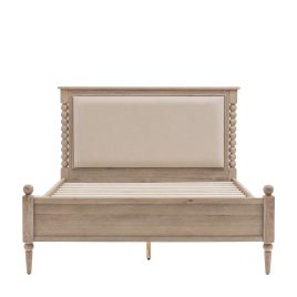 STONELEIGH Super Kingsize Wooden Bedframe - Light Oak