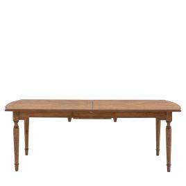 ALDERLEIGH Extending Dining Table - Dark Oak