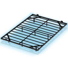 VVORA Floating Bed Frame Modern Metal Platform Bed with LED Lights-Double Size