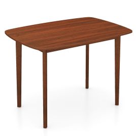 110cm Wooden Dining Table for 2-4 People-Walnut