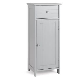 Bathroom Cabinet - 3-Tier Free-Standing Bathroom Cabinet with Drawer-Grey