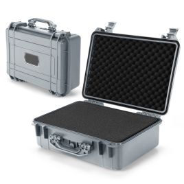 SVARO Waterproof Hard Case with Foam Insert-45x34x18cm-Grey