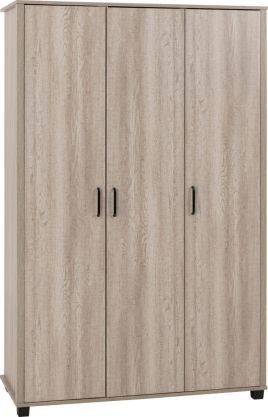 OLDBURY 3 Door Wardrobe Light Oak - 120cm