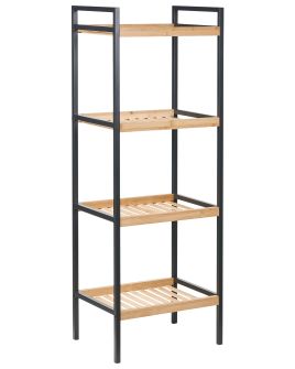TIPWORTH 4 Tier Bathroom Shelving Unit - Brown