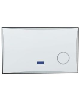 LED Bathroom Mirror ONLAY 100 cm 60 cm Silver