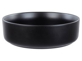 Ceramic Countertop Basin Diameter 360 mm Black CALIG