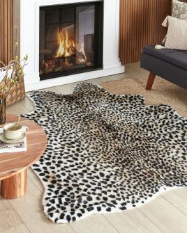 PRAVENTO Faux Fur Rug- Beige, 150cm