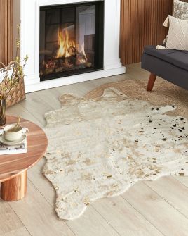 PORVEX Fabric Rug- Beige