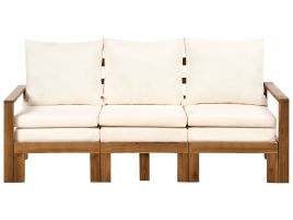 MOORLEIGHON Garden Bench with Cushion - Brown