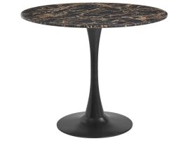 Dining Table BOCA Black/ Gold 90 cm 90 cm