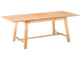 NORTHAMWELL Wooden Extending Rectangular Dining Table - Brown