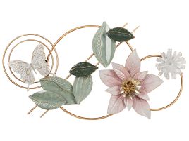 Wall Decor Flower THORIUM Metal Multicolour 44 cm