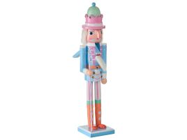 HARKANEL Nutcracker Christmas Decoration Figurine - Pink