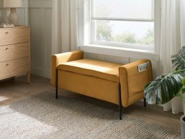 BOKERO Storage Benche - Mustard
