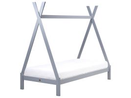 DESHA Wooden Kids Teepee Bedframe EU Single Size Grey