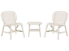 MOORHAVEN Garden Bistro Set - Off White