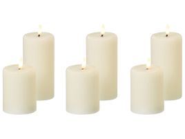HOLCOMBE Set of 6 Candles - Off White
