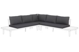 HYDENWELL Outdoor Cushion Cover Set - Grey