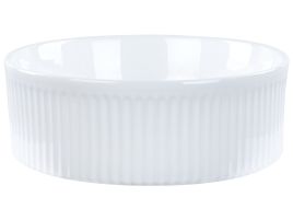 Ceramic Countertop Basin Diameter 370 mm White GELDO