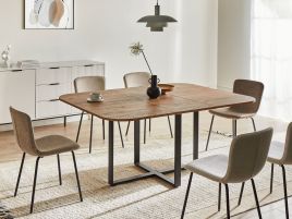 EASTBOURNE Extending Dining Table Square - Light Oak