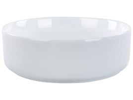 Ceramic Countertop Basin Diameter 360 mm White CALIG