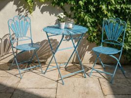 HAVERFORD Garden Bistro Table - Blue