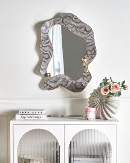VAXUFA Wall Mirror - Grey