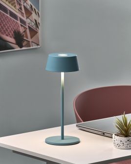 MADUXA Wireless LED Table Lamp with Dimmer - Blue